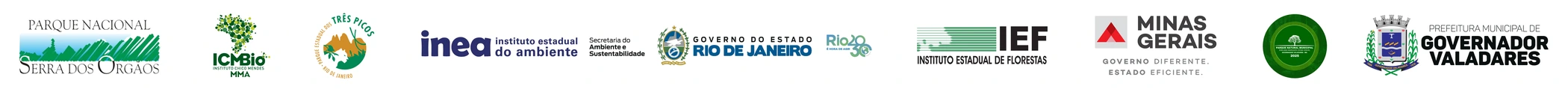 PARNASO, ICMBio, Parque Estadual dos Três Picos, INEA, Governo do Estado do Rio de Janeiro, IEF, Minas Gerais, Prefeitura Municipal de Governador Valadares